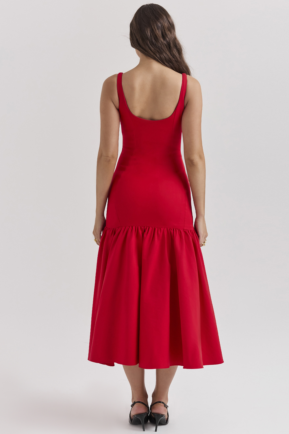 What's New : Clothing : 'Amore' Scarlet Midi Dress