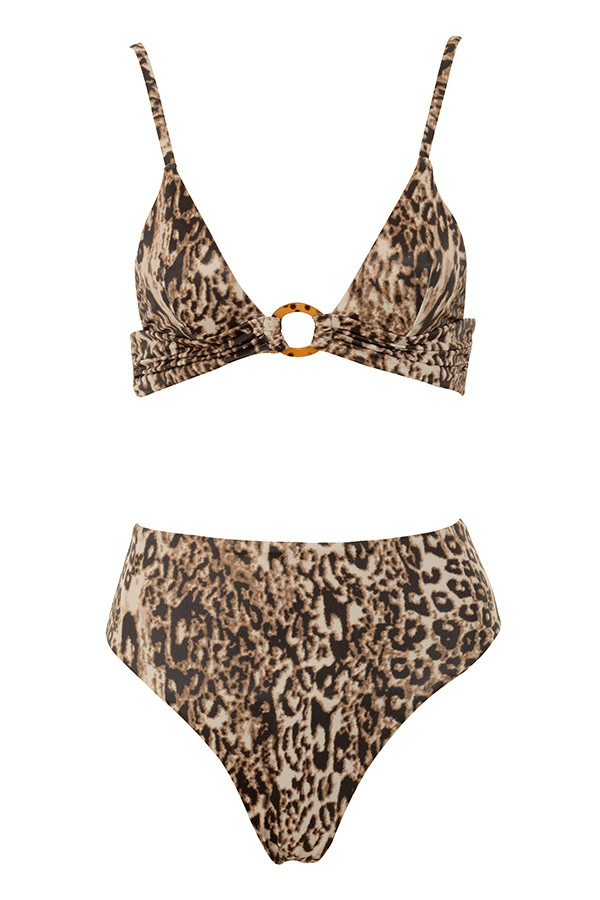Clothing : Swimwear : 'Ocho Rios' Leopard Bikini
