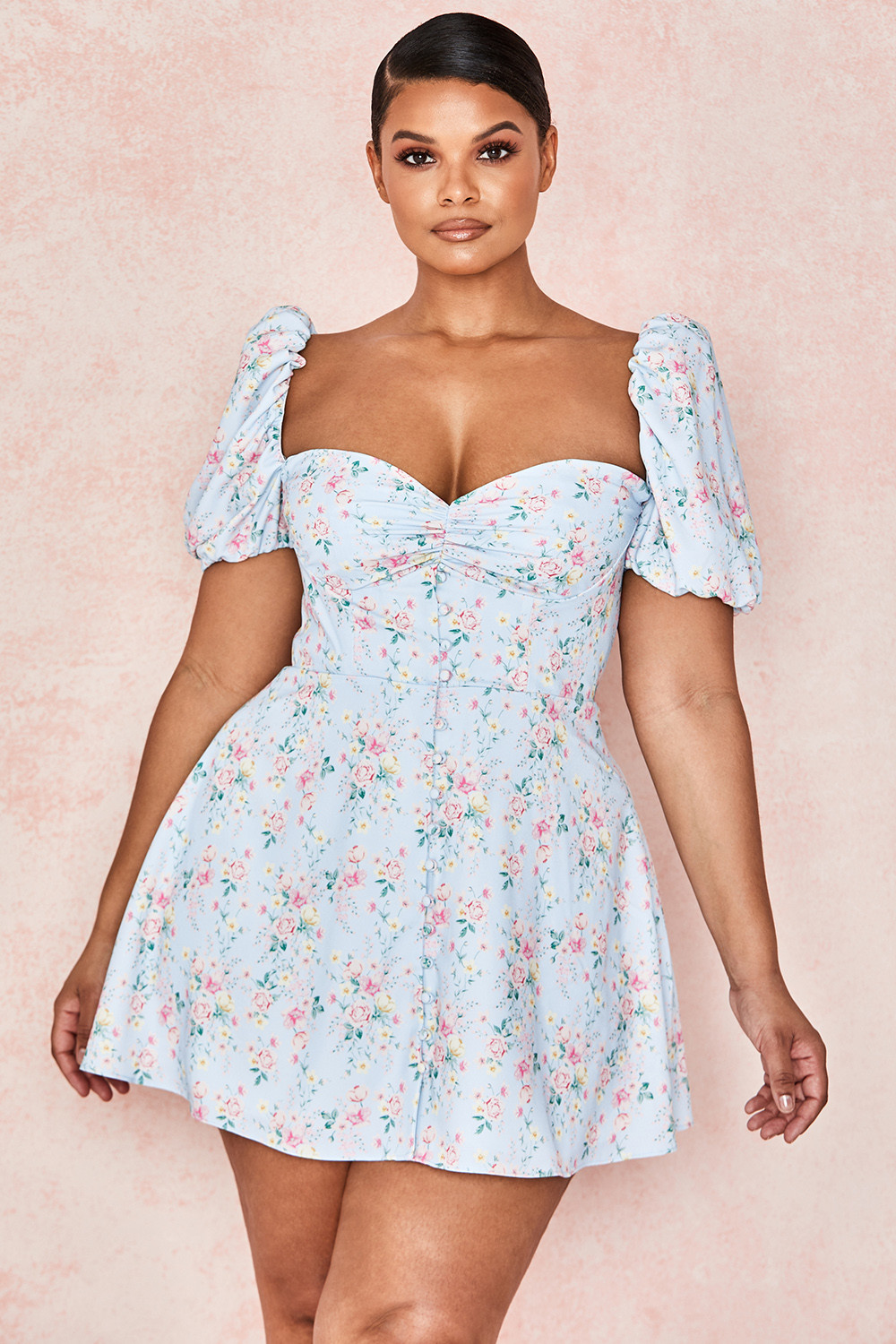house of cb floral dress