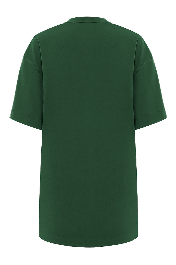 Clothing : Tops : 'Quinn' Green Oversized Cotton Jersey T Shirt
