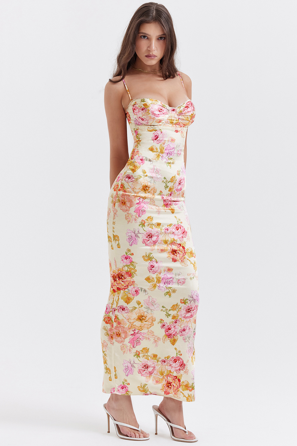 house of cb floral dress