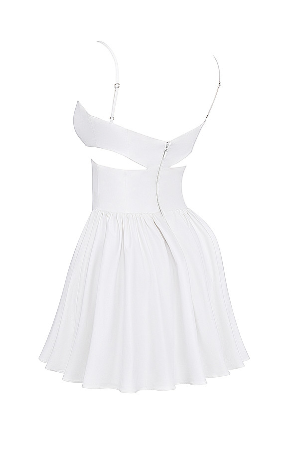 White underbust corset dress 2012 collection by Esaikha on DeviantArt