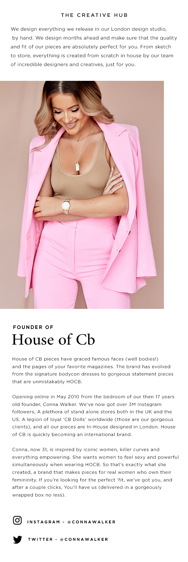 House of CB  Womenswear designed in London.